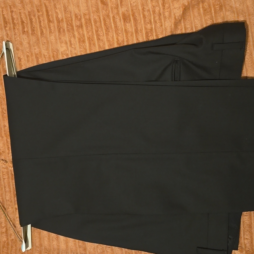 J. Crew Slim Fit Black Trousers 38 X 32 - Picture 2 of 4